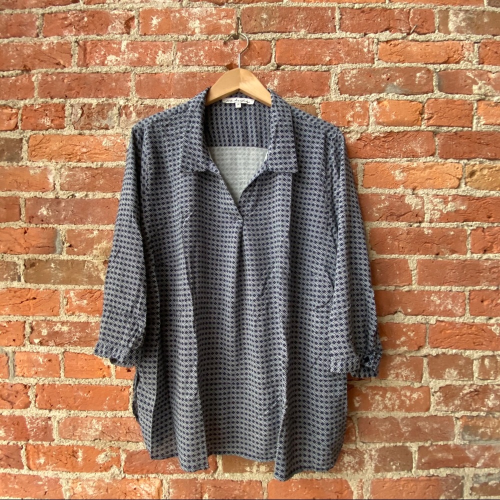 Ava Christine Blouse  [ PLUS SIZE ]